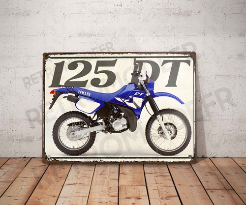Plaque métal vintage yamaha - vintage,