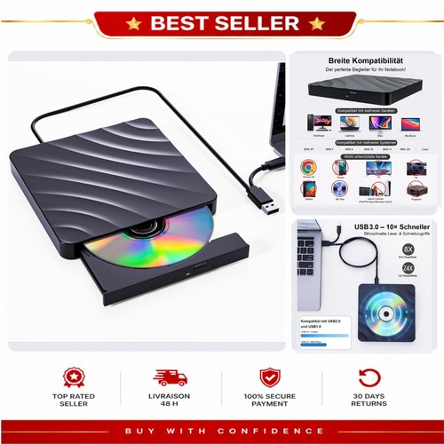 Graveur dvd externe - graveur, 3.0