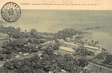 Guyana - CAYENNE - Panorama of the Penitentiary, view taken from the top of the T.