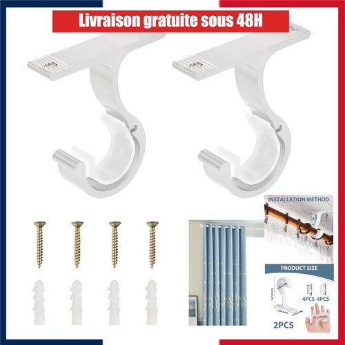 Supports tringle rideau - tringle,