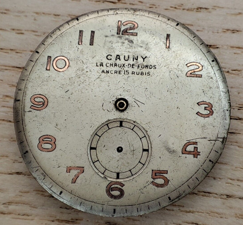 Cauny chaux fonds watch - cauny, chaux-de-fonds