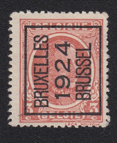 Timbre belgique 1924 roi - belgique,
