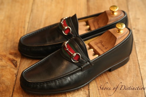 Mocassins gucci cuir - noir, et