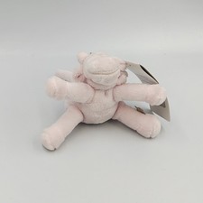 Mini doudou vache rose poudre