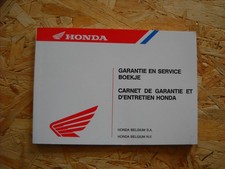 CARNET DE GARANTIE ET