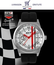 Montre Homme GT WATCH SPORT AUTO F1 Bracelet Silicone Quartz Tendance Qualité