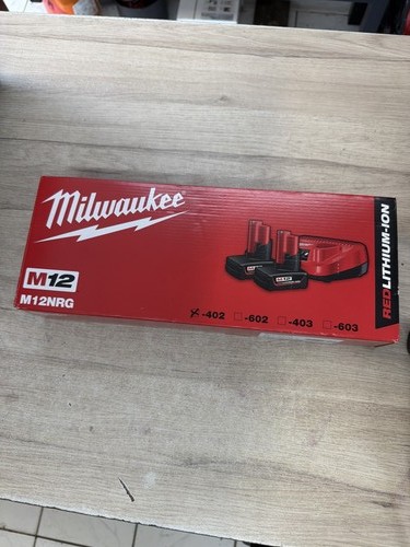 Milwaukee m12 nrg 402 kit - m12, nrg-402