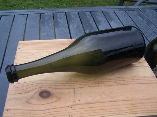 Bouteille ancienne verre - bouteille,