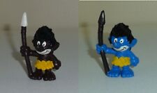 Smurf Figure: 20069 SCHLIPS - BROWN and BLUE - VGC (Smurf Smurf)