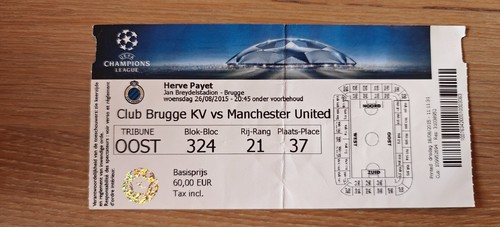Rare ticket 2015 club brugge - 2015,