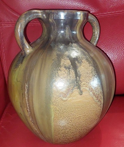 Gros vase gres flamme - gres,