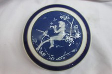 cold porcelain box limoges france art deco 1 cherubs angels camille Taraud