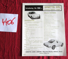 N°°4406 / GINETTA  G15