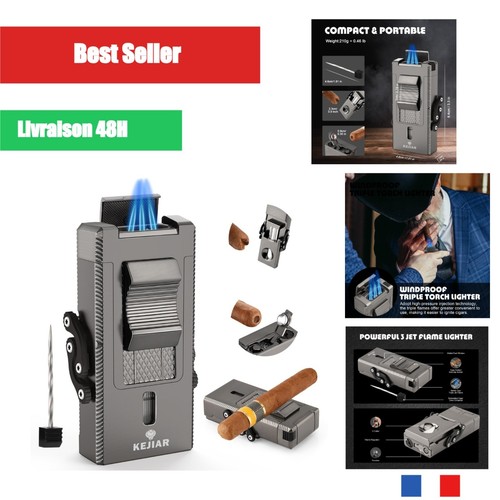 Briquet cigare 1 flamme - cigare, en