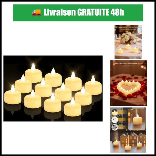 Bougies chauffe plat led - bougies, chauffe-plat