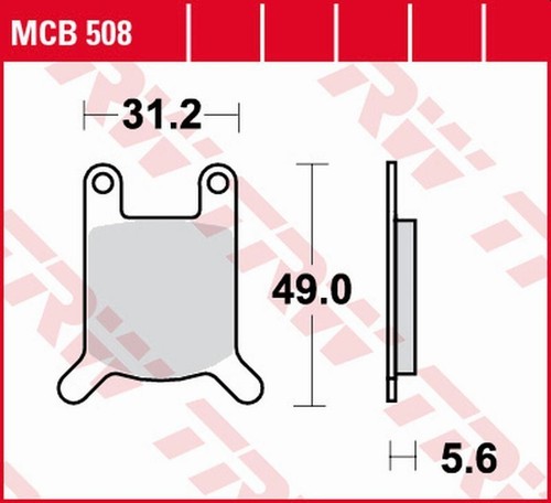 Trw lucas brake pads - brake, kh050