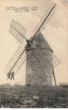 Gascony - Windmill near GAZEAUPOUY, built in 1733 - Windmill