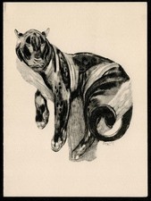 Paul Jouve. Bons voeux. 1973.