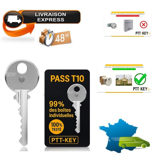 Clé pass ptt t10 - clé,