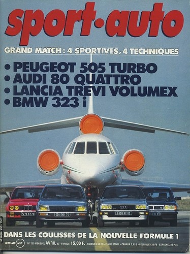 Sport auto 255 avril 1983 - sport,
