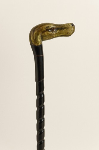 Canne ancienne bois - canne,