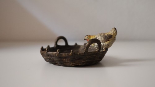 Ancien bronze vienne poule - ancien,