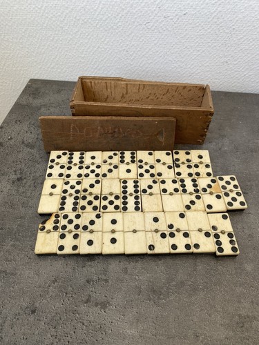 Ancien jeu dominos bois - jeu,