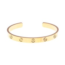 Cartier Love Bracelet Open Pink Gold (18K) No Stone Bangle Pink Gold BF587025
