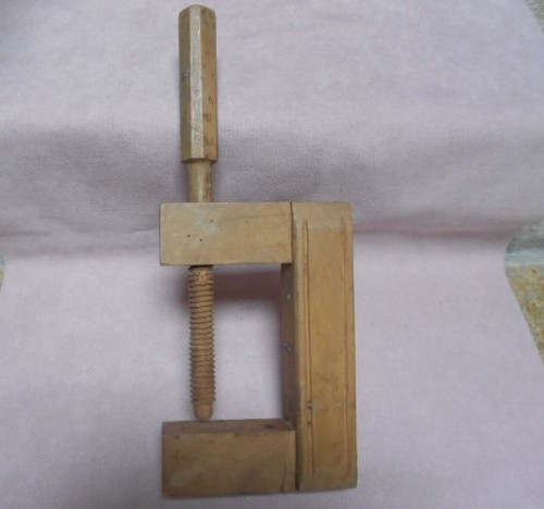 Ancien serre joint bois - serre-joint,