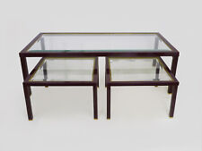 70s Pierre Vandel Style Coffee Table and 2 Tables Trundle Set