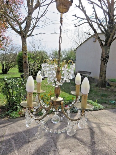 Lustre pampilles lumieres - pampilles,