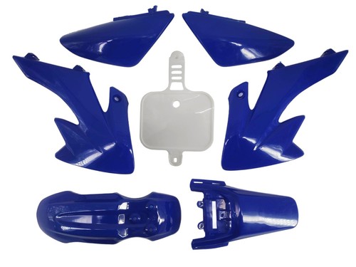 Kit plastiques bleu dirt bike - plastiques,