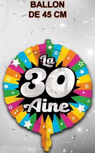 Ballon ans hélium - 30,