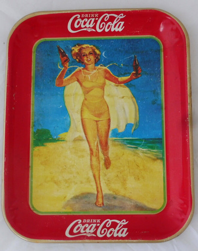 Coca cola plateau - plateau, metal