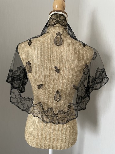 Ancienne mantille châle en - ancienne,