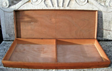 Ancienne Grande Boîte en bois avec compartiments 80 X 33 cm