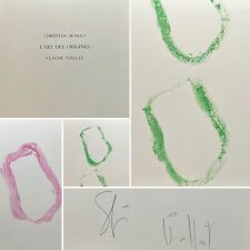 🌓 Claude Viallat & Skimao "L'art des origines" peintures originales 1/12 signé