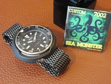 Vintage June 1995 SEIKO 7002 Automatic Custom SCUBA DIVER'S WATCH 17 jewels