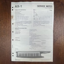 VINTAGE ROLAND AX-1 SERVICE