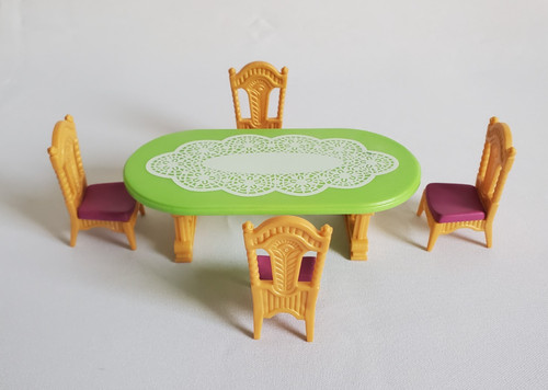 Playmobil table ovale maison - ovale,