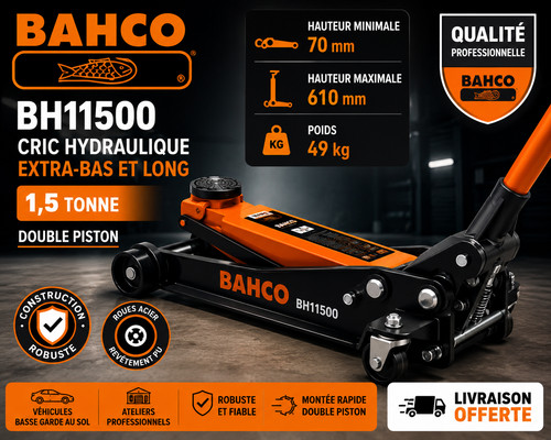 Bahco bh11500 cric hydraulique - bahco,