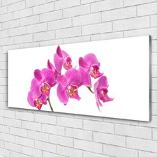 Impression sur verre acrylique Image tableau 125x50 Floral Fleurs