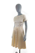 Robe De Mariée Vintage Orig 50S Crème Rockabella Avec Jupon XS