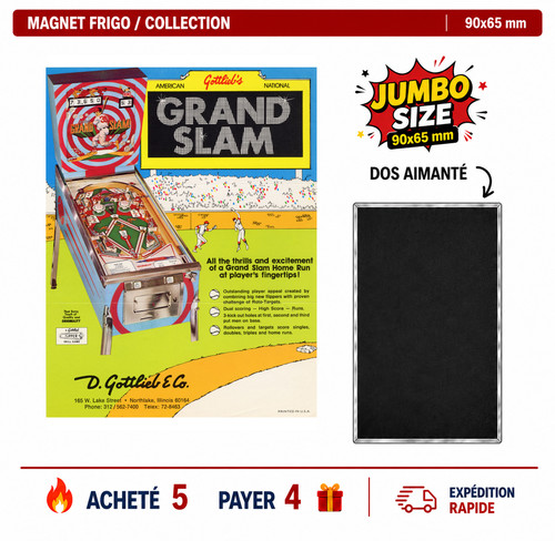 Magnet frigo grand slam 90x65 - frigo,