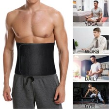 Waist Trimmer for Men Weight Loss Sweat Sport Shaper Sauna Belt Band Fat Burner