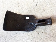 (No. 7) OLD TOOL / ANTIQUE TOOL / 19TH CENTURY CARPENTER'S HERMINETTE