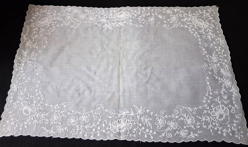 Napperon ancien broderie cm - broderie, 58