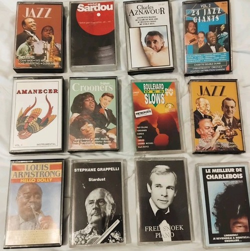 Lot cassettes audio vintage - cassettes,