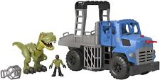 FISHER-PRICE - Jurassic World – Camion de capture avec dinosaure et personnag...