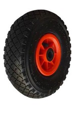 Roue gonflable diable 260 x 85 alesage 20mm (3.00-4) à rouleaux charge 135 Kg